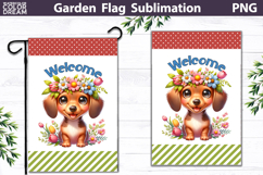 Dachshund Garden Flag | Dog Garden Flag Product Image 1