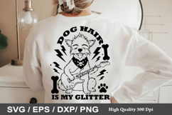 Dog Bandana SVG Design - Dog Hair is My Glitter Product Image 3