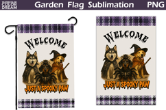 Halloween Dogs Garden Flag | Just A Spooky Paw Product Image 1