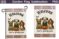 Halloween Dogs Garden Flag | Just A Spooky Paw Product Image 1