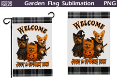 Halloween Dogs Garden Flag | Just A Spooky Paw Product Image 1