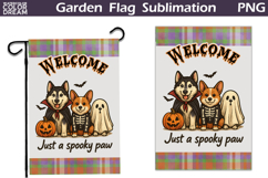 Halloween Dogs Garden Flag | Just A Spooky Paw Product Image 1