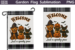 Halloween Dogs Garden Flag | Just A Spooky Paw Product Image 1