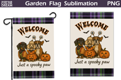 Halloween Dogs Garden Flag | Just A Spooky Paw Product Image 1