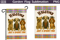 Halloween Dogs Garden Flag | Just A Spooky Paw Product Image 1
