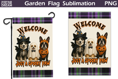Halloween Dogs Garden Flag | Just A Spooky Paw Product Image 1