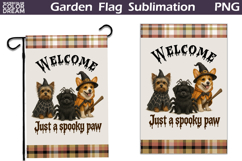 Halloween Dogs Garden Flag | Just A Spooky Paw Product Image 1