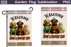 Halloween Dogs Garden Flag | Just A Spooky Paw Product Image 1