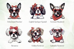 Cute Dog With Headband Sublimation Product Image 6