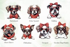 Cute Dog With Headband Sublimation Product Image 2