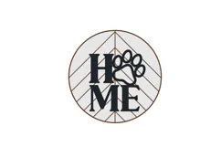 Home Dog Paw Welcome Sign SVG Template Product Image 2