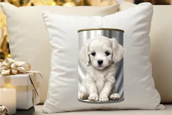 Baby Dog in a Can Sublimation PNG Clipart Product Image 3
