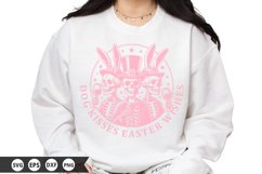 Dog kisses easter wishes - Easter SVG Design Product Image 1