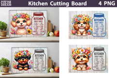 Dog Cutting Board | Kitchen Conversions Board Product Image 1