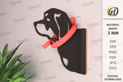 Dog Leash Holders Bundle Laser Cut. Dog Decor SVG Product Image 9