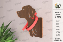 Dog Leash Holders Bundle Laser Cut. Dog Decor SVG Product Image 11