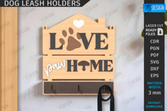 Wall Dog Leash Hooks Laser Cut Bundle|Pets SVG|Leash Hangers Product Image 9