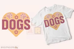 Dog SVG PNG T-shirt Design. Dog SVG Product Image 2