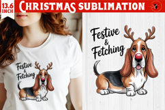 Christmas Dogs sublimation | Christmas Dog lover clipart Product Image 1