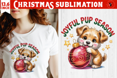 Christmas Dogs sublimation | Christmas Dog lover clipart Product Image 1