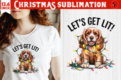 Christmas Dogs sublimation | Christmas Dog lover clipart Product Image 1