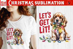 Christmas Dogs sublimation | Christmas Dog lover clipart Product Image 1