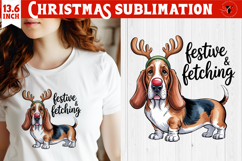 Christmas Dogs sublimation | Christmas Dog lover clipart Product Image 1