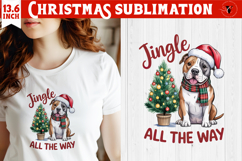 Christmas Dogs sublimation | Christmas Dog lover clipart Product Image 1