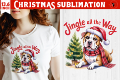 Christmas Dogs sublimation | Christmas Dog lover clipart Product Image 1