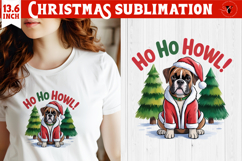 Christmas Dogs sublimation | Christmas Dog lover clipart Product Image 1