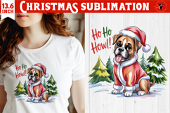 Christmas Dogs sublimation | Christmas Dog lover clipart Product Image 1