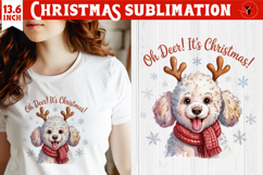 Christmas Dogs sublimation | Christmas Dog lover clipart Product Image 1