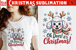 Christmas Dogs sublimation | Christmas Dog lover clipart Product Image 1