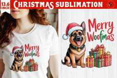 Christmas Dogs sublimation | Christmas Dog lover clipart Product Image 1