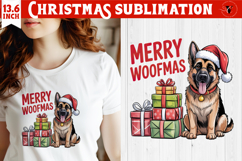 Christmas Dogs sublimation | Christmas Dog lover clipart Product Image 1