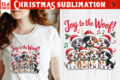 Christmas Dogs sublimation | Christmas Dog lover clipart Product Image 1