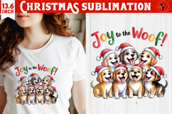Christmas Dogs sublimation | Christmas Dog lover clipart Product Image 1