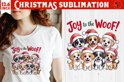 Christmas Dogs sublimation | Christmas Dog lover clipart Product Image 1