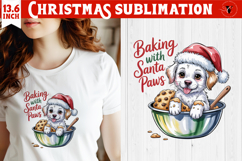 Christmas Dogs sublimation | Christmas Dog lover clipart Product Image 1