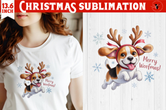 Christmas Dogs sublimation | Christmas Dog lover clipart Product Image 1