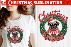 Christmas Dogs sublimation | Christmas Dog lover clipart Product Image 1