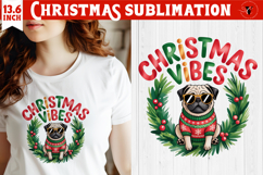 Christmas Dogs sublimation | Christmas Dog lover clipart Product Image 1