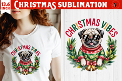 Christmas Dogs sublimation | Christmas Dog lover clipart Product Image 1