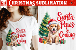 Christmas Dogs sublimation | Christmas Dog lover clipart Product Image 1