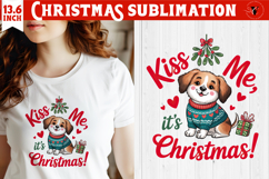 Christmas Dogs sublimation | Christmas Dog lover clipart Product Image 1
