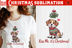 Christmas Dogs sublimation | Christmas Dog lover clipart Product Image 1