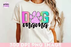 Dog Mama Sublimation, Mom Leopard Png, Mom Sublimation PNG Product Image 2