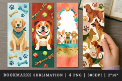 Dog lover bookmarks printable sublimation bookmark design Product Image 1
