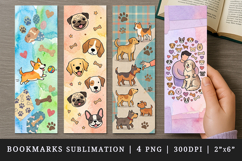 Dog lover bookmarks printable sublimation bookmark design Product Image 1