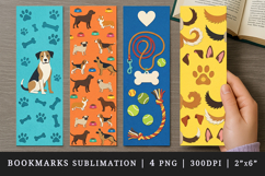 Dog lover bookmarks printable sublimation bookmark design Product Image 1